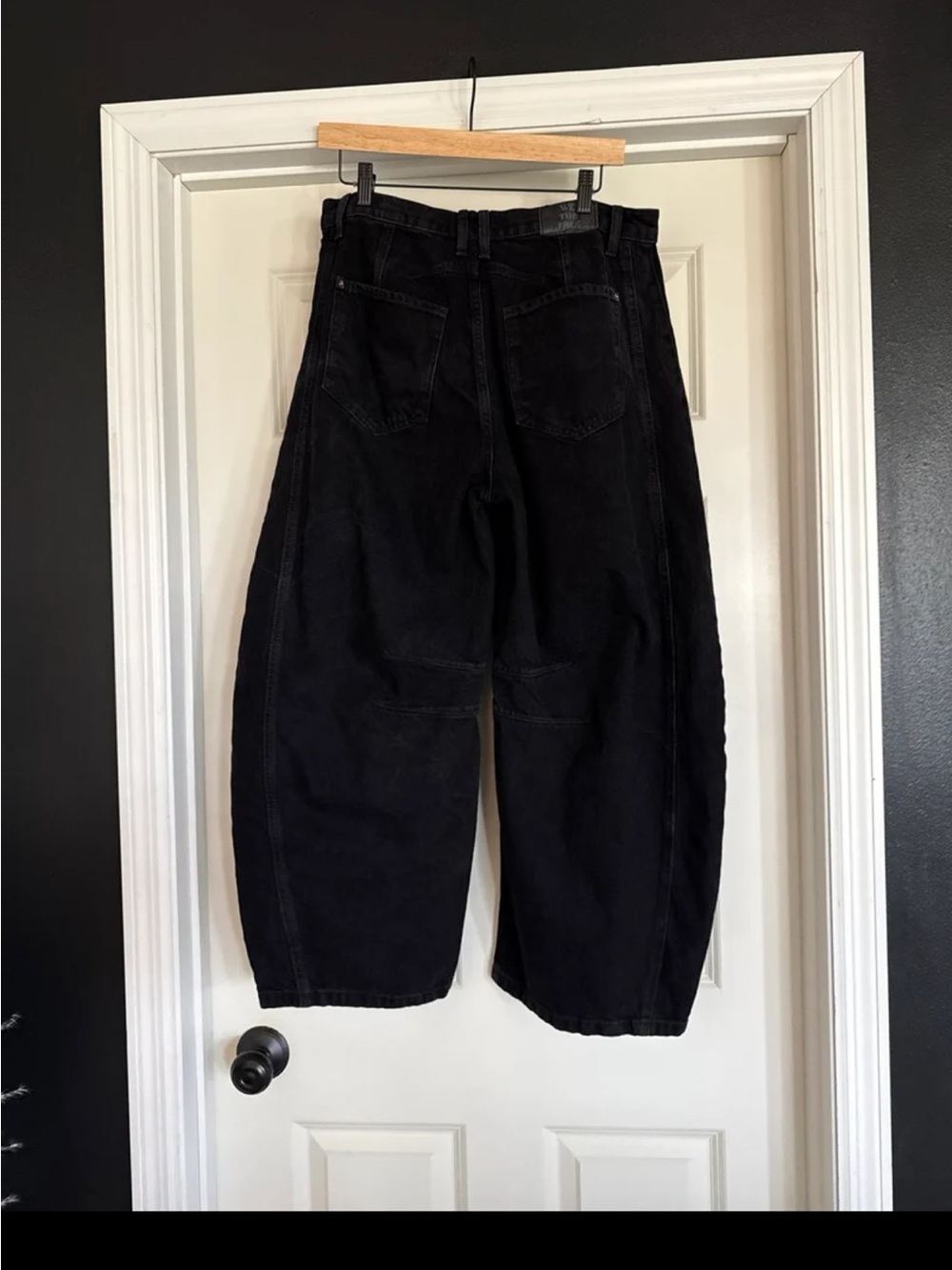 FREE PEOPLE WE THE FREE GOOD LUCK MID RISE BARREL JEAN - SOUNDWAVE 7503 
size 29 - Picture 8 of 12